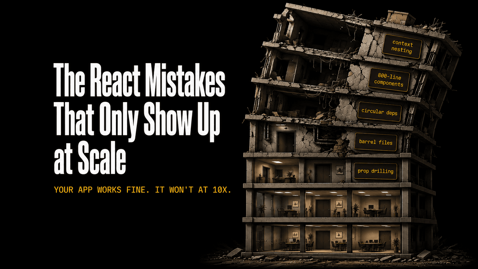 The React Mistakes That Only Show Up at Scale